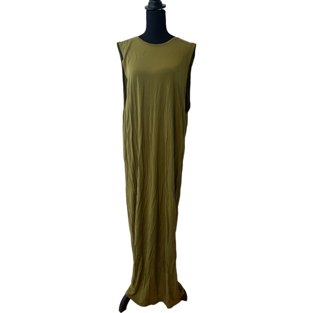 Olive green dress. size 12